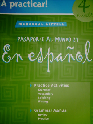 (image for) En espanol! 4cuatro Cuaderno A practicar! (P)