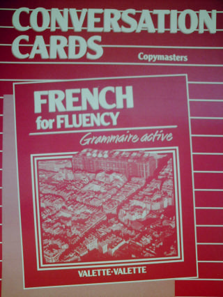 (image for) French for Fluency Grammaire active Conversation Cards (P)