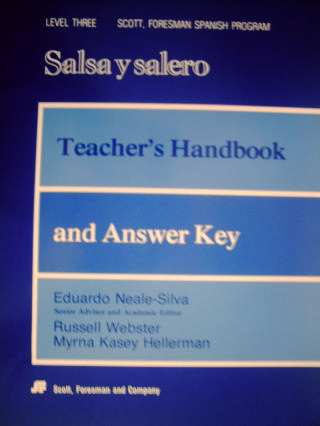 (image for) Salsa y salero Teacher's Handbook & Answer Key (TE)(P)