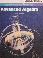 (image for) UCSMP Advanced Algebra Computer Masters (P)