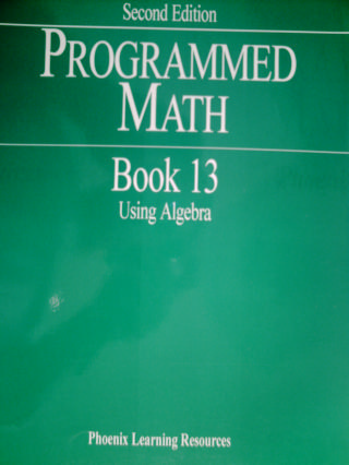 (image for) Programmed Math 2e Book 13 Using Algebra (P) by Sullivan & Hewlett