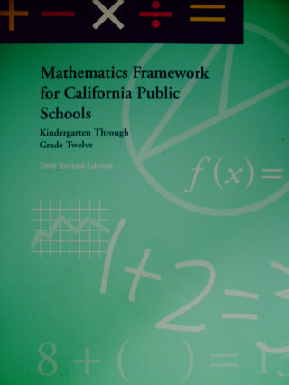 (image for) Mathematics Framework for California Public Schools K-12 (CA)(P)