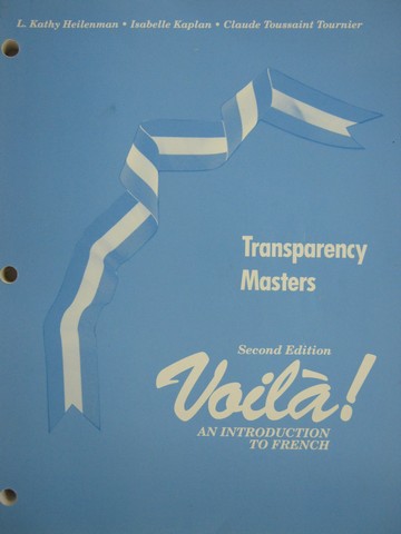 (image for) Voila! An Introduction to French 2e Transparency Masters (P)