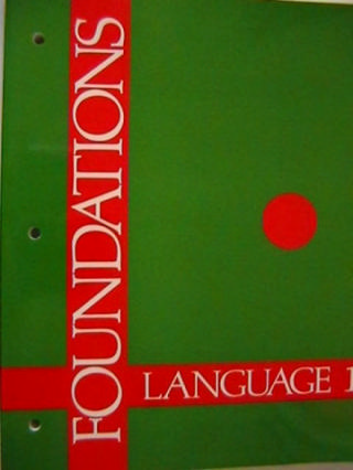 (image for) Foundations for Learning Language 1 (P)