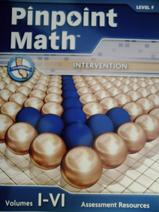 (image for) Pinpoint Math F Assessment Resources California Edition (CA)(P)