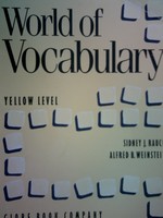 (image for) World of Vocabulary Yellow Level 2e (P) by Rauch, Weinstein, & Reynolds
