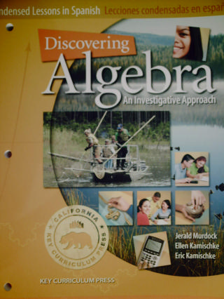 (image for) Discovering Algebra Condensed Lessons in Spanish (CA)(P)