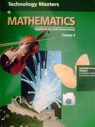 (image for) Mathematics Applications & Connections 3 Technology Masters (P)