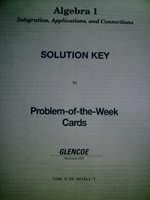 Algebra 1 Problem-of-the-Week Cards Pack (Pk)