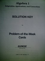 (image for) Algebra 1 Problem-of-the-Week Cards Pack (Pk)