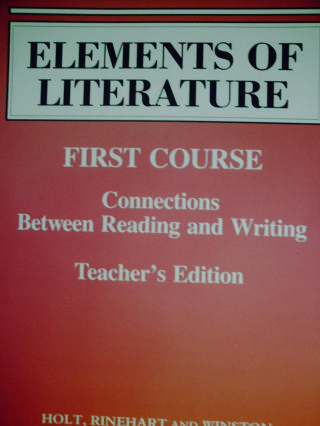 (image for) Elements of Literature 1st Course Connections Between (TE)(P)