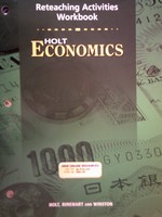 (image for) Holt Economics Reteaching Activities Workbook (P)
