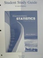 (image for) Elementary Statistics 6th Edition Student Study Guide (P)