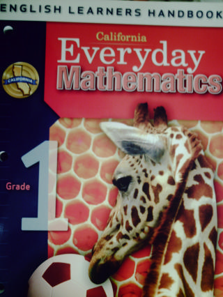 (image for) California Everyday Mathematics 1 English Learners Handbook (P)