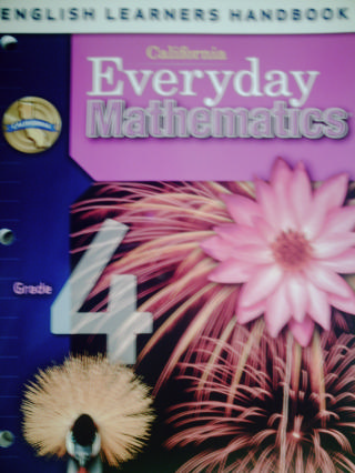 (image for) California Everyday Mathematics 4 English Learners Handbook (P)
