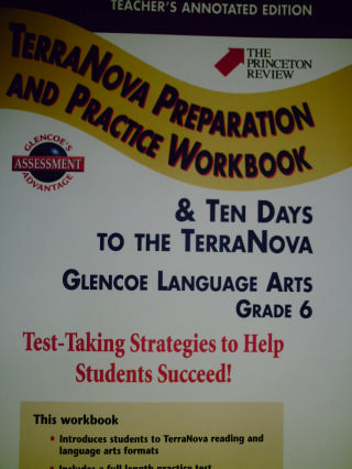 (image for) TerraNova Preparation & Practice Workbook Grade 6 TAE (TE)(P)