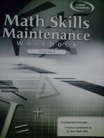 (image for) Math Skills Maintenance Workbook Course 3 (P)