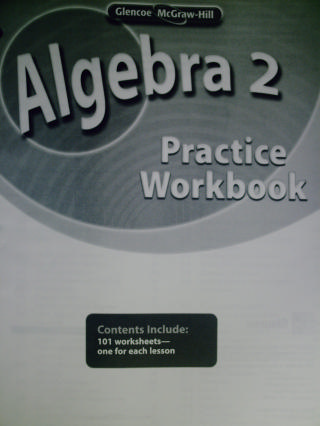 (image for) Glencoe Algebra 2 Practice Workbook (P)