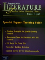(image for) Literature Bronze Level Spanish Support Teaching Guide (TE)(P)