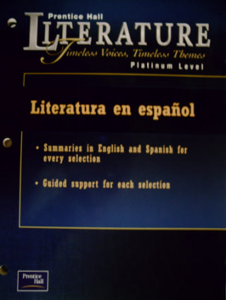 (image for) Literature Platinum Level Literatura en espanol (P)