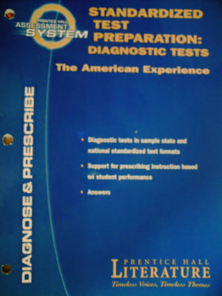 (image for) Literature American Experience Standardized Test Prep (P)