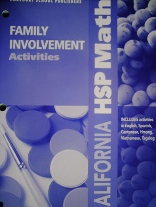 (image for) California HSP Math 1 Family Involvement Activities (CA)(P)