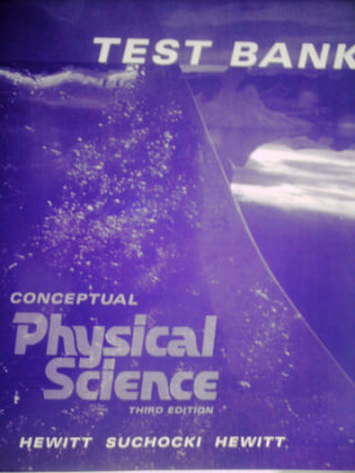 (image for) Conceptual Physical Science 3rd Edition Test Bank (P) by Hewitt,
