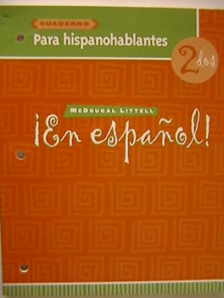 (image for) En espanol! 2dos Cuaderno Para hispanohablantes (P)