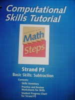 (image for) Math Steps Computational Skills Tutorial Strand P3 (P)
