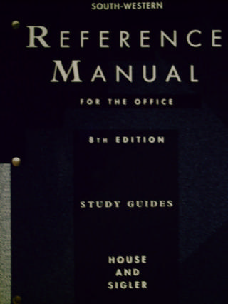 (image for) Reference Manual for the Office 8th Edition Study Guide (P)