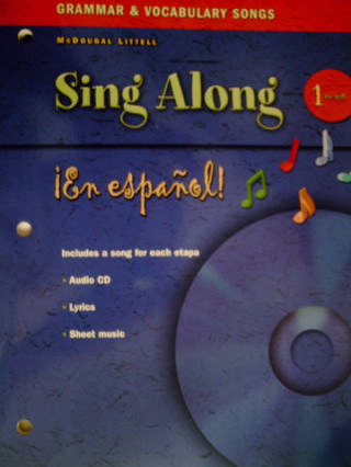 (image for) En espanol! 1uno Sing Along Grammar & Vocabulary Songs (P)