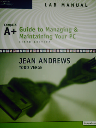 (image for) CompTIA A+ Guide to Managing & Maintaning Your PC 6e Lab (P)
