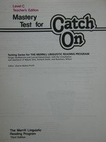 (image for) Catch On Mastery Test TE (TE)(P) by VanBlaricom & Katzenmeyer