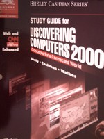 (image for) Discovering Computers 2000 Study Guide (P) by Shelly, Cashman,