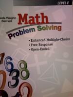 (image for) Math Problem Solving Level E (P) by Francis J. Gardella