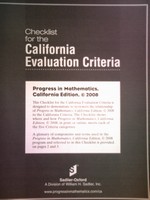 (image for) Progress in Mathematics California Evaluation Criteria (CA)(P)