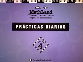 (image for) MathLand 4 Practicas Diarias (Spiral) by Charles, Brummett,