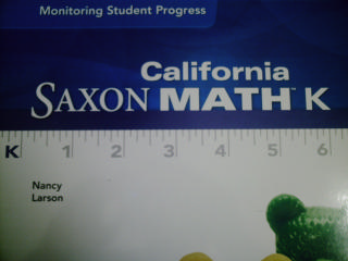 (image for) California Saxon Math K Monitoring Student Progress (CA)(Binder)