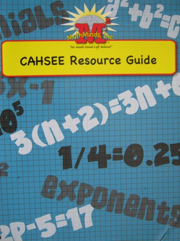 CAHSEE Resource Guide (Spiral) (image for) CAHSEE Resource Guide (Spiral)