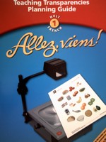 (image for) Allez, viens! 1 Teaching Transparencies Planning Guide (P)