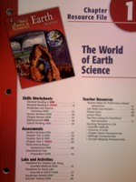 (image for) Holt Earth Science Chapter 1 Resource File (P)