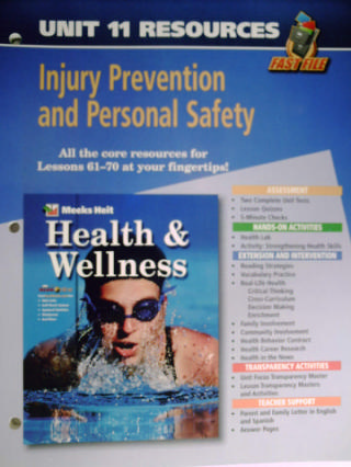 (image for) Health & Wellness Unit 11 Resources Injury Prevention & (P)