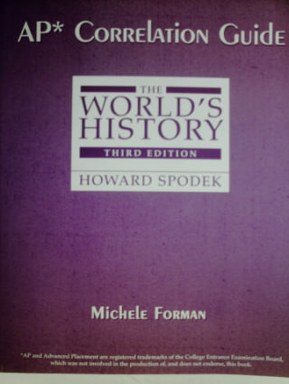 (image for) World's History 3e AP Correlation Guide (P) by Forman