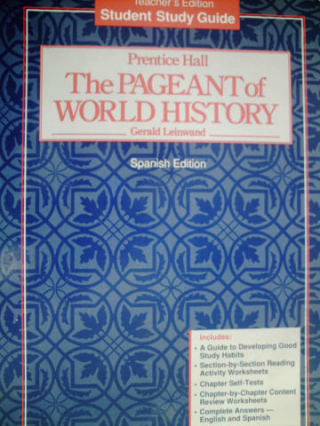 (image for) Pageant of World History Student Study Guide Spanish TE (TE)(P)