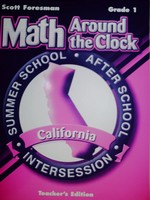 (image for) Math Around the Clock 1 California TE (CA)(TE)(P)