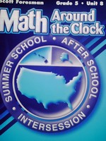 (image for) Math Around the Clock 5-8 Measurement & Geometry (P)