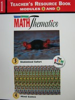 (image for) Middle Grades Math Thematics 1 TRB Modules 3 & 4 (TE)(Spiral)