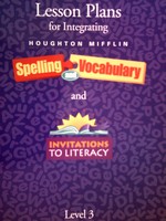 (image for) Spelling & Vocabulary/Invitations to Literacy 3 Lesson Plans (P)