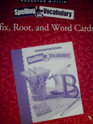 (image for) Spelling & Vocabulary 8 Affix Root & Word Cards (P)