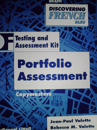(image for) Discovering French Bleu Portfolio Assessment (P) by Valette,